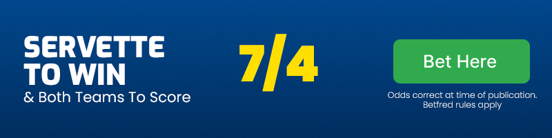 Servette to beat yverdon sport & both teams to score @ 7-4