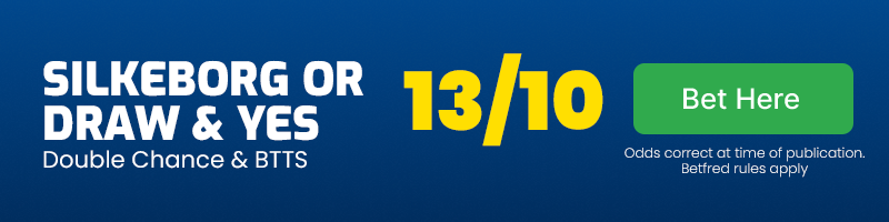 Silkeborg or draw & btts - yes vs molde @ 13-10