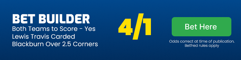 4-1 bet builder in burnley vs blackburn