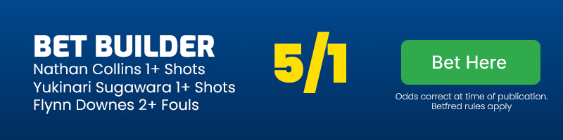 5-1 bet builder in brentford vs southampton