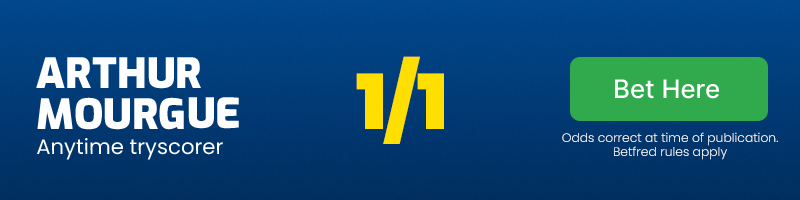 Arthur mourgue anytime tryscorer @ 1/1