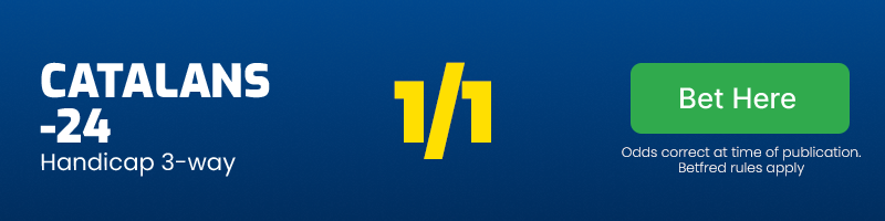 Catalans -24 @ 1/1