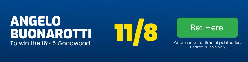 Angelo buonarotti to win the 16. 45 goodwood at 11-8