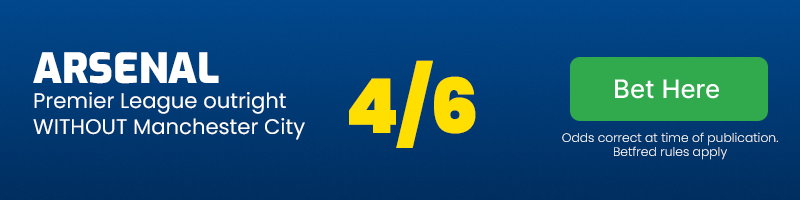 Arsenal pl outright without man city