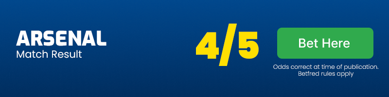 Arsenal to win at 4-5