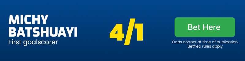 Batshuayi first scorer at 4/1