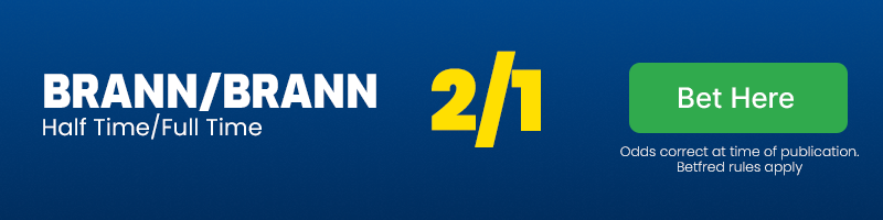 Brann ht-ft at 2-1