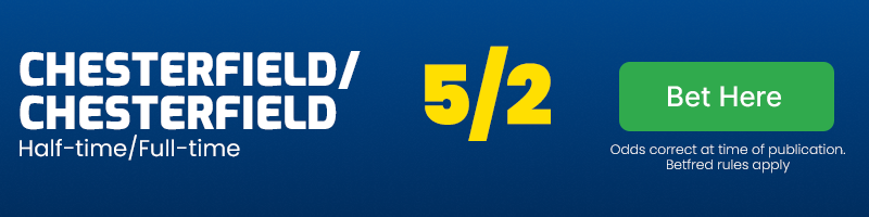 Chesterfield ht-ft at 5-2