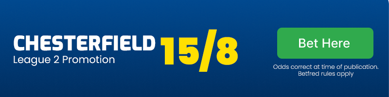 Chesterfield at 15/8