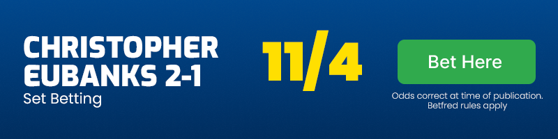 Christopher eubanks 2-1 at 11-4