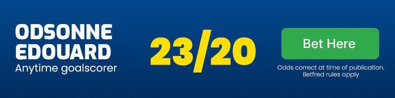 Odsonne edouard anytime goalscorer at 23/20