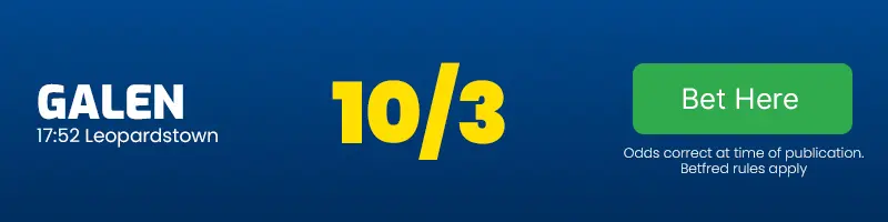 Galen to win the 17. 52 leopardstown at 10-3