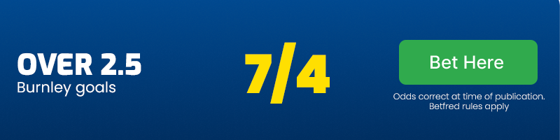 Over 2. 5 goals at 7/4