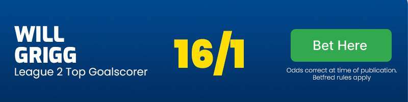 Will grigg at 16/1