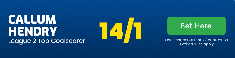Callum hendry at 14/1