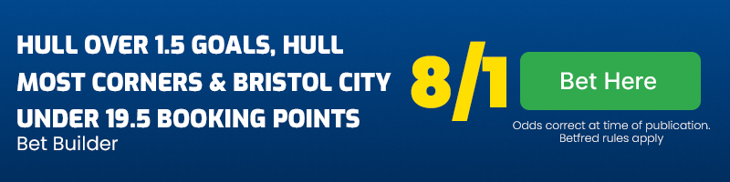 Hull bristol city bb at 8-1