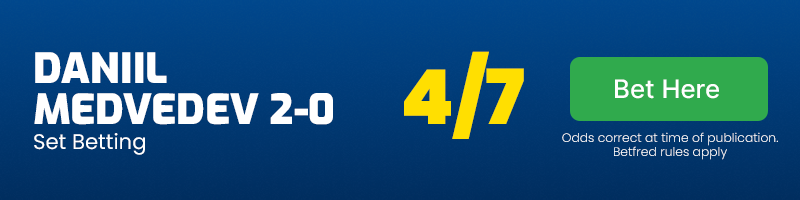 Medvedev 2-0 at 4-7
