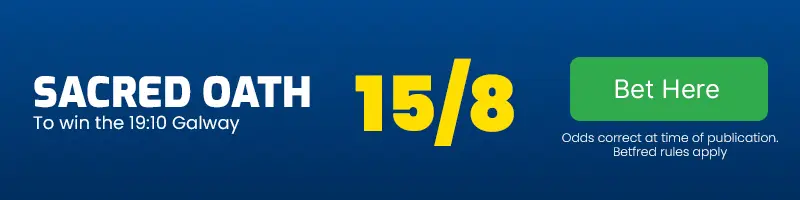 Sacred oath to win the 19. 10 galway at 15-8