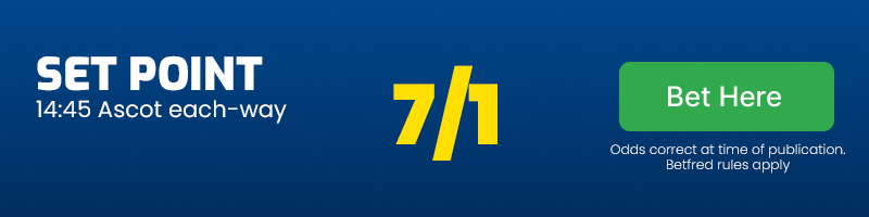 Set point 14. 45 ascot each-way