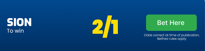 Sion to win at 2/1