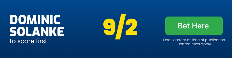 Solanke to score first at 9-2