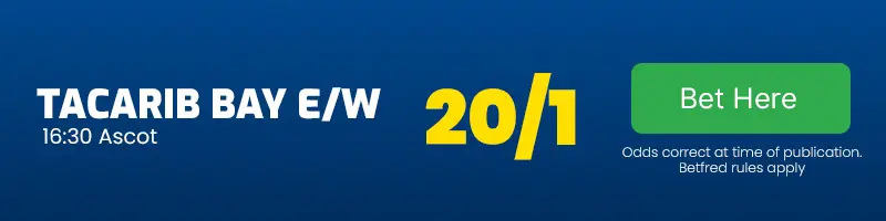 Tacarib bay each-way 16. 40 ascot 20-1
