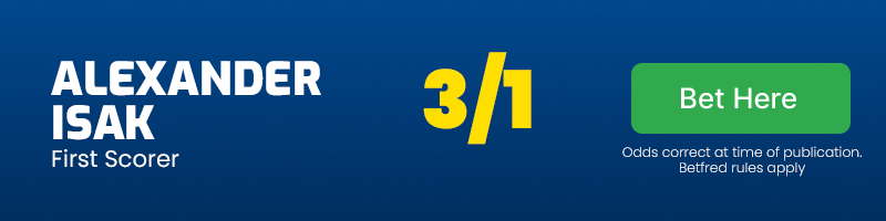 Alexander isak first scorer in newcastle vs southampton @ 3-1
