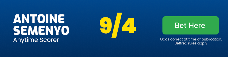 Antoine semenyo anytime scorer in everton vs bourmeouth @ 9-4