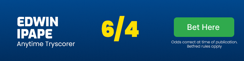 Edwin ipape anytime tryscorer in leigh leopards vs hull fc @ 6-4