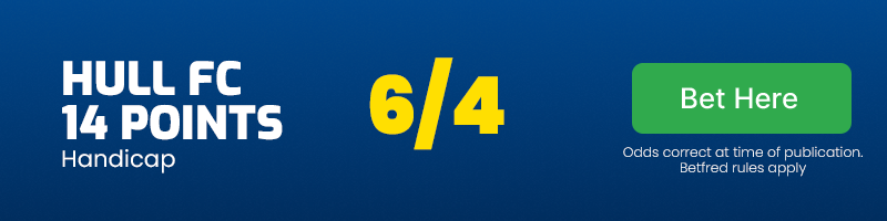 Hull fc 14 points handicap vs leigh leopards @ 6-4