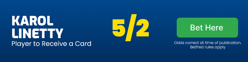 Karol linetty to be carded in torino vs atalanta @ 5-2