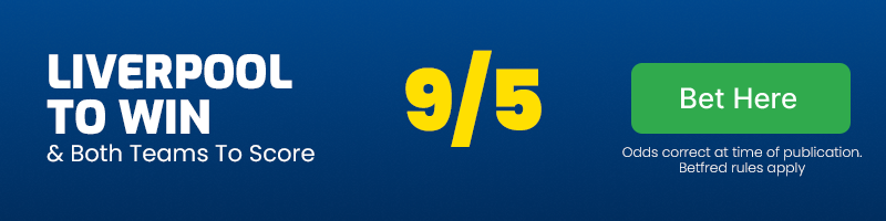 Liverpool to beat man united & both teams to score @ 9-5