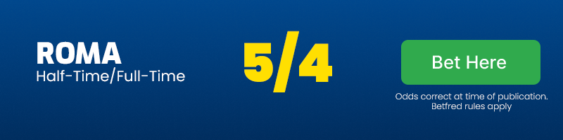 Roma half-time full-time vs empoli @ 5-4