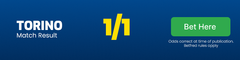 Torino to beat venezia @ 1-1