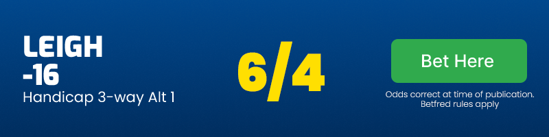 Leigh -16 @ 6/4