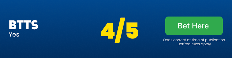 Btts at 4/5