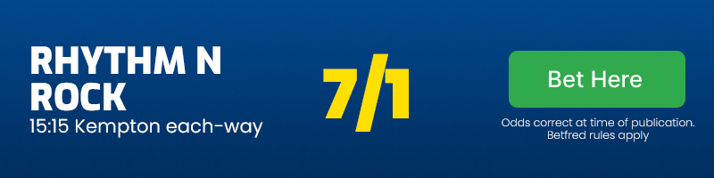 Rhythm n rock each-way 15. 15 kempton