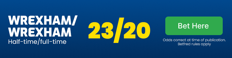 Wrexham/wrexham half-time/full-time at 23/20