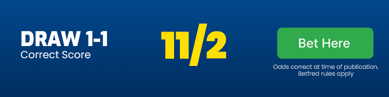 Correct score 1-1 in slovenia vs austria @ 11-2