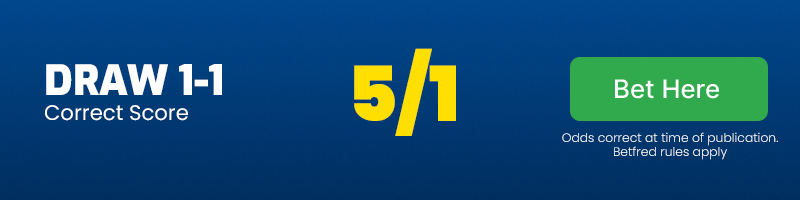 Denmark vs switzerland correct score - draw 1-1 @ 5-1