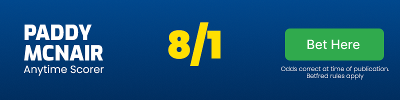 Paddy mcnair anytime scorer in bulgaria vs northern ireland @ 8-1