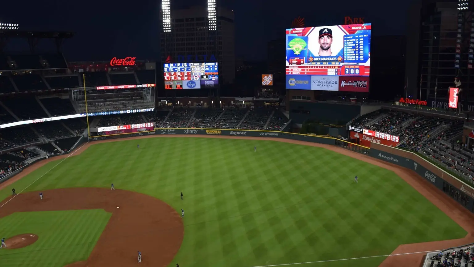 Baseball setting Baseball setting