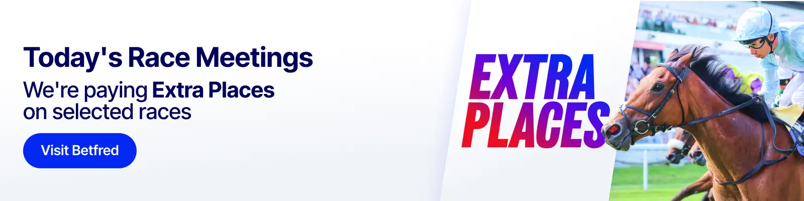 Extra place races banner