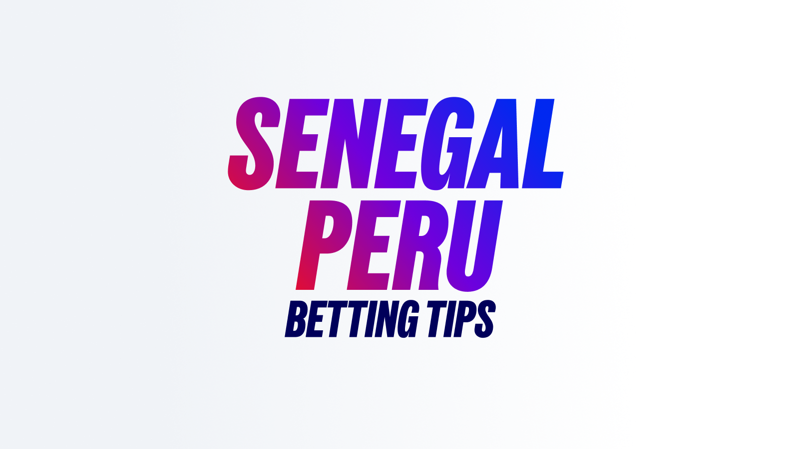 Senegal peru