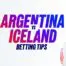 Argentina vs iceland prediction: martinez and messi to melt iceland Argentinavsicelandbettingtips