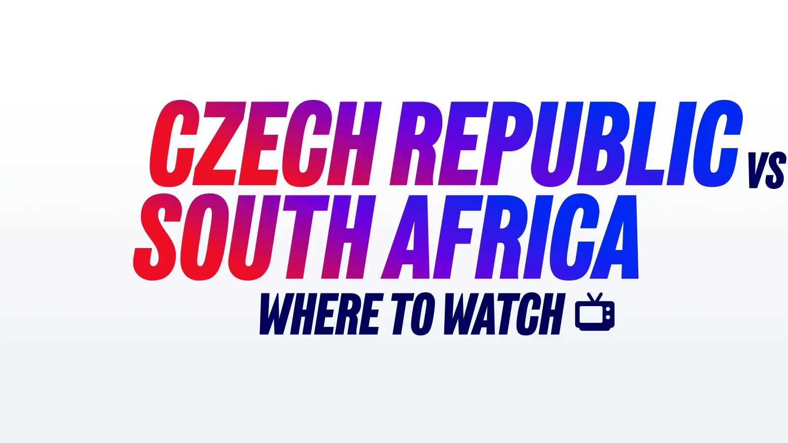 Czech vs sa tv
