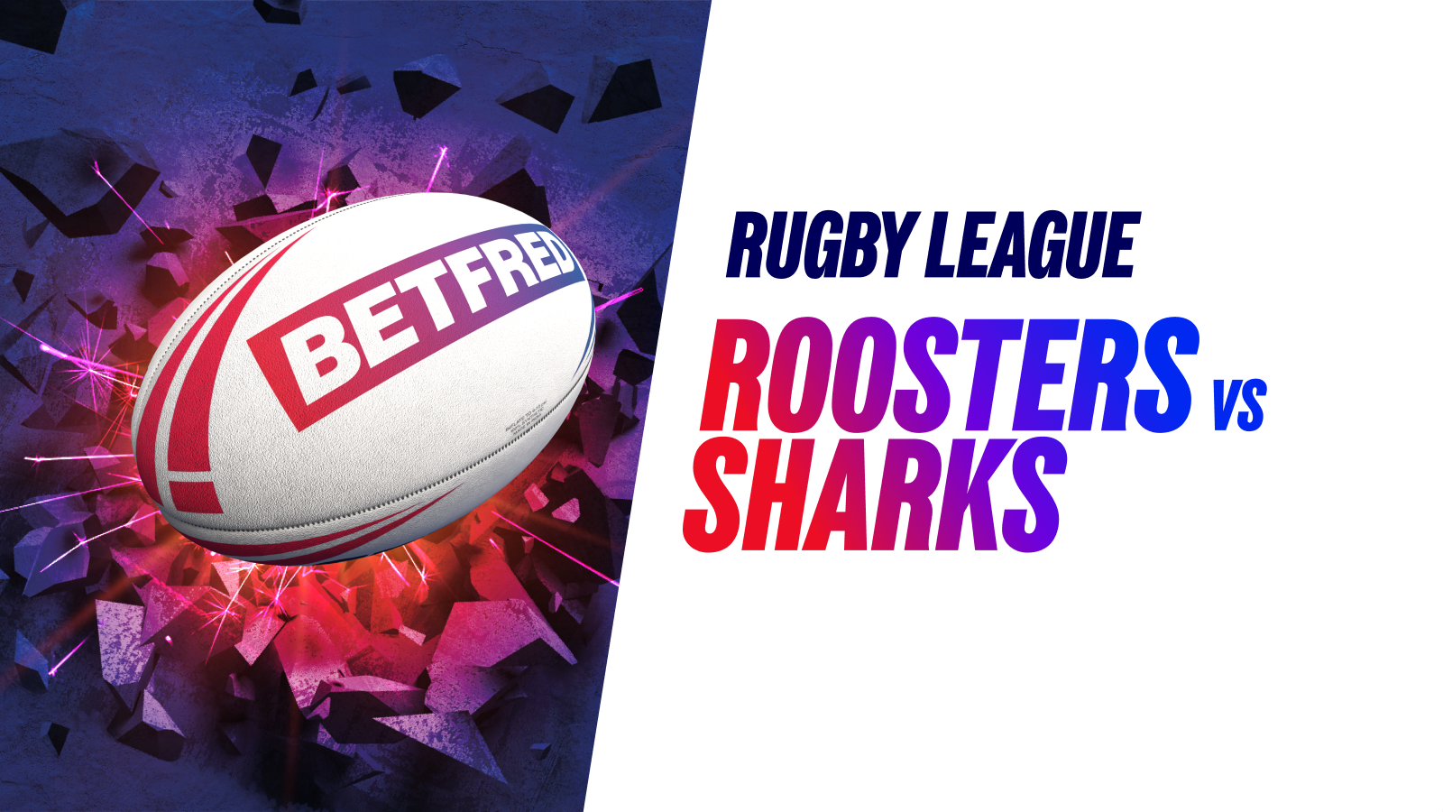 Roosters vs sharks