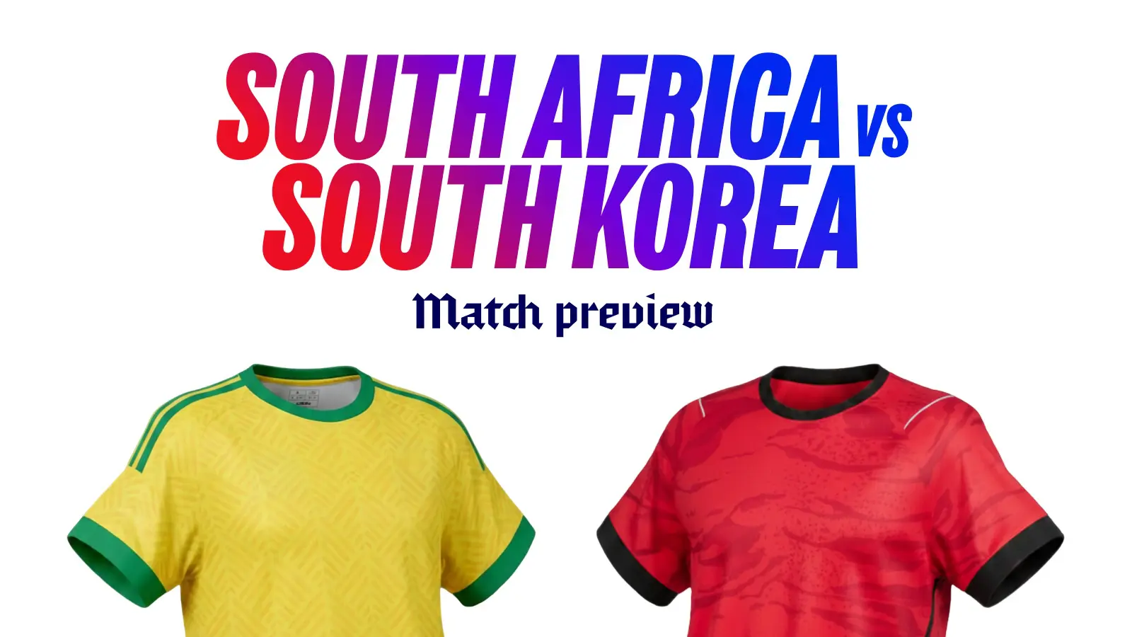 South africa vs south korea predictions betting tips thursday 25 june 2026