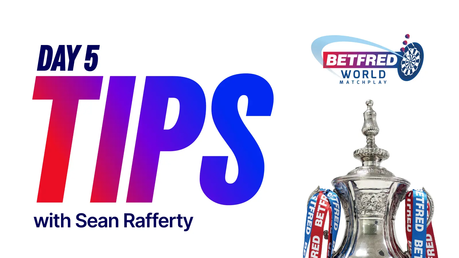 World matchplay darts day 5 betting tips from betfred's darts tipster